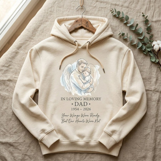 In Loving Memory Custom Line-Art Portrait Tribute Shirt & Hoodie